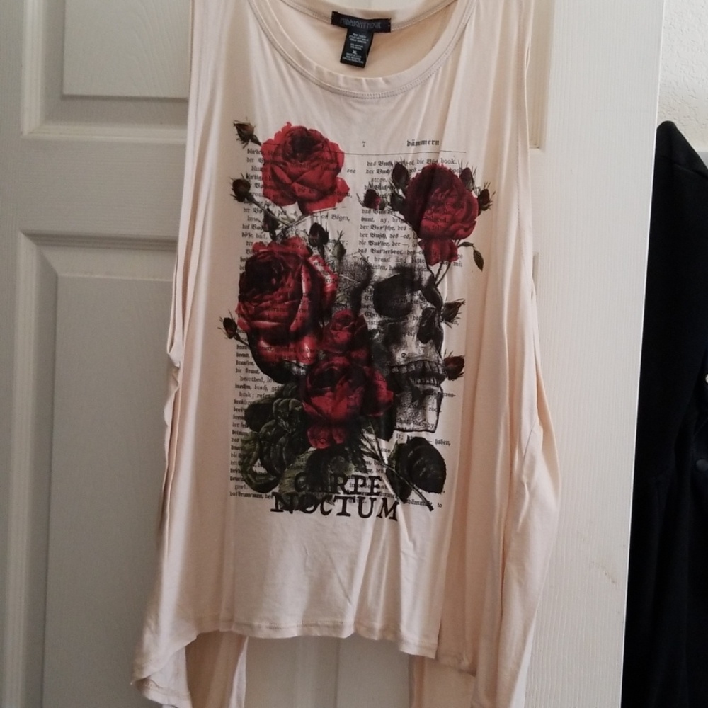 Split back tank top